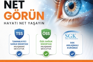 Bursa Göz Merkezi'nden derneğimize yüzde15 indirim.