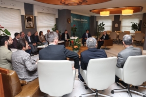 Nilüfer Belediye Başkanı Hemşehrimiz Sn. Şadi ÖZDEMİR'e hayırlı olsun ziyaretinde bulunduk.