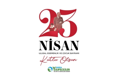 Türkiye Büyük Millet Meclisi'nin açılışının 105'inci yıl dönümü ve 23 Nisan Ulusal Egemenlik ve Çocuk Bayramımız kutlu olsun.