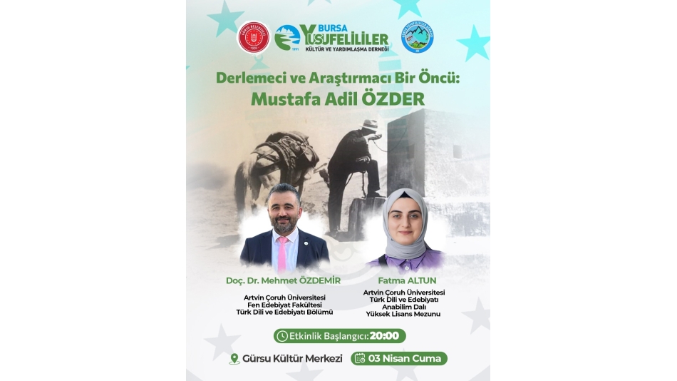 Derlemeci ve Araştırmacı Bir Öncü: Mustafa Adil ÖZDER Hayatım, Araştırmaları